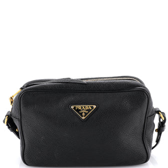 Prada Double Zip Camera Bag Vitello Phenix Medium