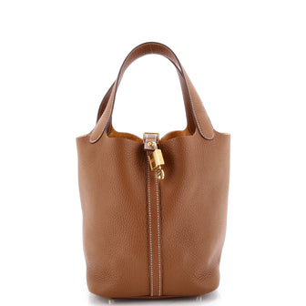 Hermes Picotin Lock Bag Clemence MM