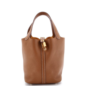 Hermes Picotin Lock Bag Clemence MM