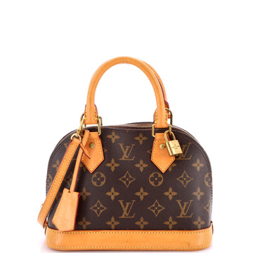 Louis Vuitton Alma Handbag Monogram Canvas BB