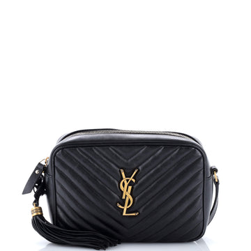 Saint Laurent Lou Camera Bag Matelasse Chevron Leather Small