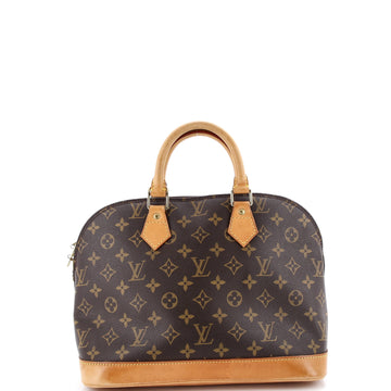 Louis Vuitton Alma Handbag Monogram Canvas PM