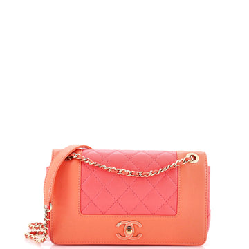 Chanel Mademoiselle Vintage Flap Bag Quilted Sheepskin Small