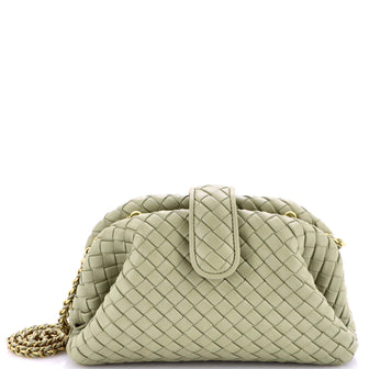 Bottega Veneta Lauren 1980 Clutch with Chain Intrecciato Nappa Teen