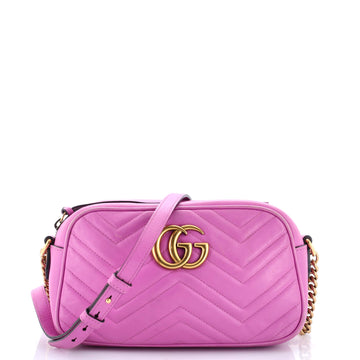 Gucci GG Marmont Shoulder Bag Matelasse Leather Small
