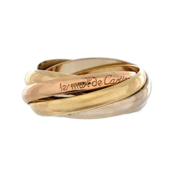 Cartier Les Must de Cartier 5 Band Trinity Ring 18K Tricolor Gold