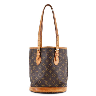 Louis Vuitton Petit Bucket Bag Monogram Canvas