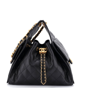 Chanel 25 Hobo Bag Quilted Caviar Small