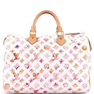 Louis Vuitton Speedy Handbag Monogram Watercolor Aquarelle 35