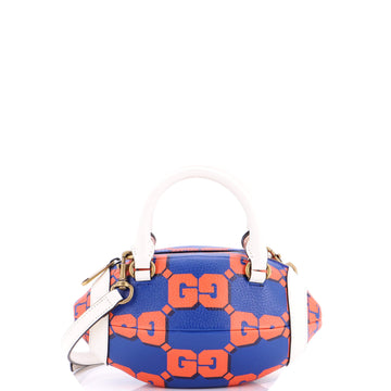 Gucci Football Top Handle Bag GG Printed Leather