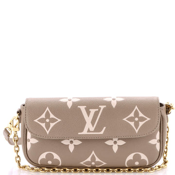 Louis Vuitton Ivy Wallet on Chain Bicolor Monogram Empreinte Giant