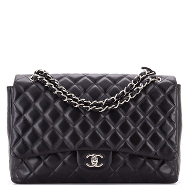 Chanel Classic Single Flap Bag Quilted Lambskin Maxi