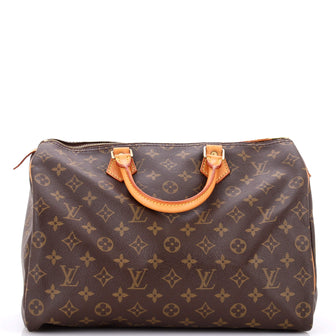 Louis Vuitton Speedy Handbag Monogram Canvas 35