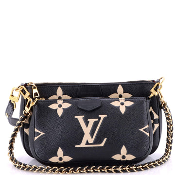 Louis Vuitton Multi Pochette Accessoires Bicolor Monogram Empreinte Giant
