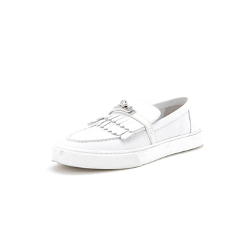 Hermes Women's Game Fringe Slip On Sneakers Leather