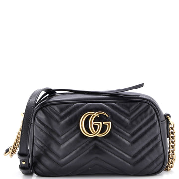 Gucci GG Marmont Shoulder Bag Matelasse Leather Small