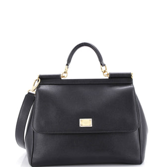 Dolce & Gabbana Miss Sicily Bag Leather Large
