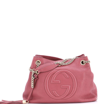 Gucci Soho Chain Strap Shoulder Bag Leather Medium