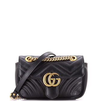 Gucci GG Marmont Flap Bag Matelasse Leather Mini