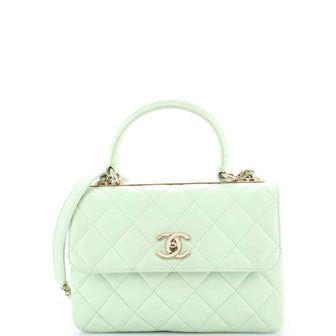 Chanel Trendy CC Top Handle Bag Quilted Lambskin Small