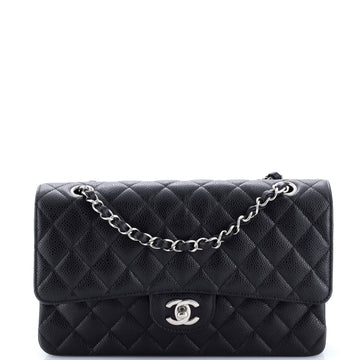 Chanel Classic Double Flap Bag Quilted Caviar Medium