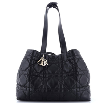 Christian Dior Toujours Tote Bag Macrocannage Quilt Calfskin Large