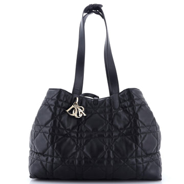 Christian Dior Toujours Tote Bag Macrocannage Quilt Calfskin Large