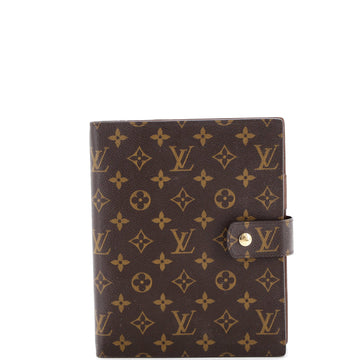 Louis Vuitton Ring Agenda Cover Monogram Canvas GM