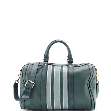 Gucci Vintage Web Boston Bag Leather Medium