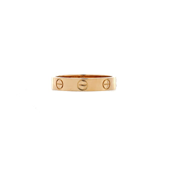 Cartier Love Wedding Band Ring 18K Yellow Gold