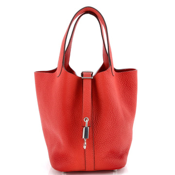 Hermes Picotin Lock Bag Clemence PM