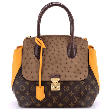 Louis Vuitton Majestueux Tote Monogram Canvas and Exotics MM