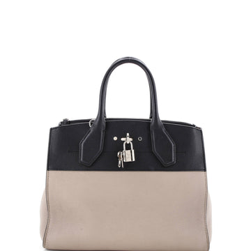 Louis Vuitton City Steamer Handbag Leather MM