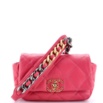 Chanel 19 Belt Bag Quilted Leather