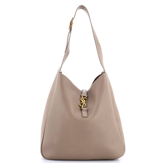 Saint Laurent Le 5 a 7 Supple Hobo Leather Large