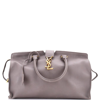 Saint Laurent Monogram Cabas Leather Medium