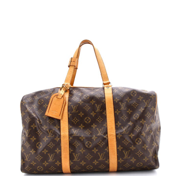 Louis Vuitton Sac Souple Handbag Monogram Canvas 45