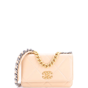 Chanel 19 Wallet on Chain Quilted Lambskin