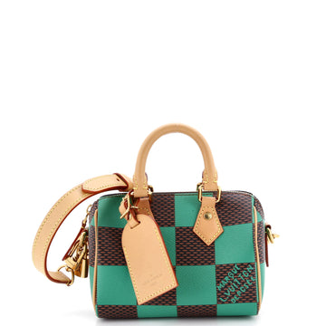 Louis Vuitton Speedy Bandouliere Bag Damier Pop 18