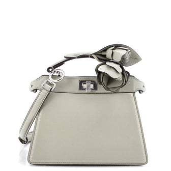 Fendi Peekaboo ISeeU Bag Leather with Embellished Handle Petite