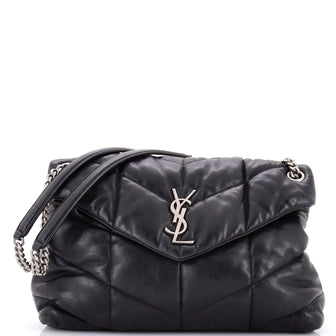 Saint Laurent Loulou Puffer Shoulder Bag Quilted Leather Medium