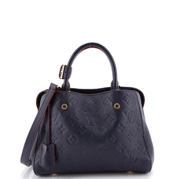 Louis Vuitton Montaigne Handbag Monogram Empreinte Leather BB