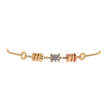 Bvlgari B.Zero1 Three Station Soft Bracelet 18K Tricolor Gold
