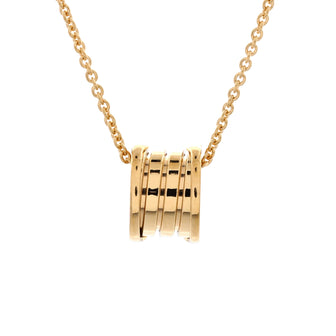 Bvlgari B.Zero1 Pendant Necklace 18K Yellow Gold