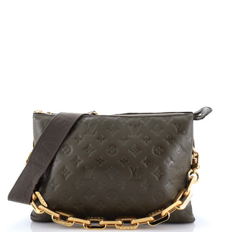 Louis Vuitton Coussin Bag Monogram Embossed Lambskin MM