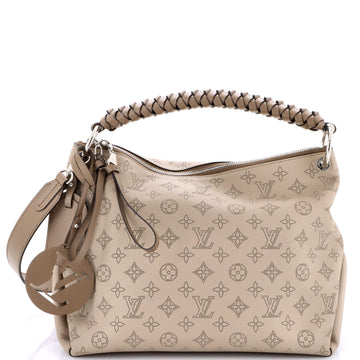Louis Vuitton Braided Handle Beaubourg Hobo Mahina Leather MM