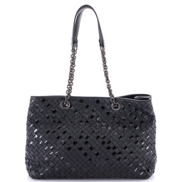 Bottega Veneta Double Chain Tote Intrecciato Nappa Medium
