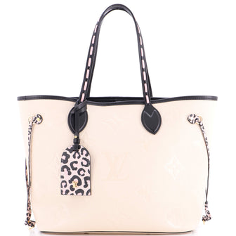 Louis Vuitton Neverfull NM Tote Wild at Heart Monogram Empreinte Giant MM