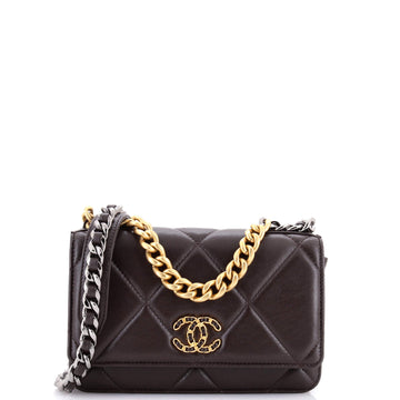 Chanel 19 Wallet on Chain Quilted Lambskin