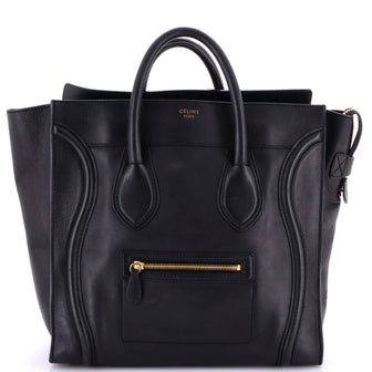 Celine Luggage Bag Smooth Leather Mini